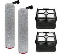 Pack accessoires - PHONILLICO - Dreame H12 Pro / H12 Dual - 2 rouleaux brosses - 2 filtres HEPA - Gris