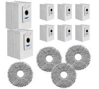 Pack accessoires pour Ecovacs Deebot X2 Deebot X2 OMNI Deebot X2 PRO - Sac aspirateur [Lot 8] Lingette microfibre [Lot 4]