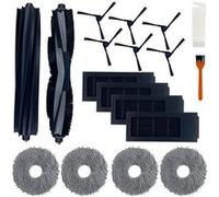 Pack accessoires pour Ecovacs Deebot X2/X2 OMNI/X2 PRO/DEX86 - Filtre/Serpillère/Brosse latérale/Rouleau extracteur Phonillico®