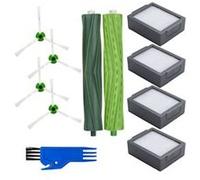 Pack accessoires pour iRobot Roomba j7+/j7/i8+/i8/i7+/i7/i6+/i6/i5+/i5/i4+/i4/i3+/i3/E5/E6/E7 Filtres/brosses latérales/rouleaux extracteurs