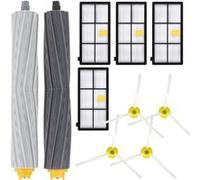 Pack accessoires pour iRobot Roomba Serie 800 900 850 860 870 880 890 960 971 980 990 Filtres/brosses latérales/rouleaux extracteurs