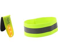 Pack Accessoires Tnb Brassard + Clip Leds Jaune