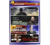 Pack Acción 3: Invasión A La Tierra + SED De Venganza + El Señor De La Guerra + The International: Dinero en La Sombra [Import]