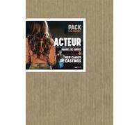 Pack “Acteur, manuel de survie” + “Mon cahier de castings” - 2 Volumes - Liza Paturel - Lett Motif - Guide
