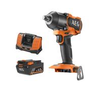 Pack AEG 18V - Boulonneuse à chocs Brushless 700 Nm - Batterie 4.0 Ah - Chargeur