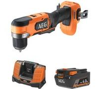 Pack AEG 18V - Perceuse-visseuse d'angle Brushless Subcompact - Batterie 4.0 Ah - Chargeur