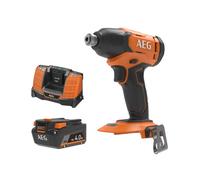 Pack AEG 18V - Visseuse à chocs 200Nm - Batterie 4.0 Ah - Chargeur