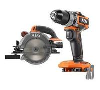 Pack AEG Perceuse à percussion - Scie circulaire - 18 V - Subcompact - Brushless