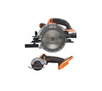 Pack AEG Scie circulaire - Mini scie multi-matériaux - 18 V - Subcompact - Brushless