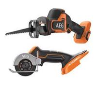 Pack AEG Scie sabre - Mini scie multi-matériaux - 18 V - Subcompact - Brushless G