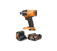 Pack AEG Visseuse à chocs- BSS18C2-0 - 18V - 1 batterie 2.0Ah - 1 chargeur - SETL1820S