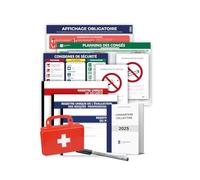 Pack affichages obligatoires, registres, convention collective. Conformité entreprise 2025 : Inspection d'assurance