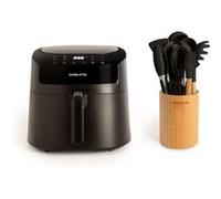 Pack AIR FRYER PRO LARGE 6.2 L + Set D'ustensiles De Cuisine Noir