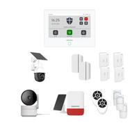 Pack Alarme Connectée Daewoo Touch XL - Sécurité Totale avec Caméra Motorisée (AM302)