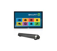 Pack ALDEN Téléviseur 22"" 55cm Connecté + Barre de Son Stereo Camping-Car