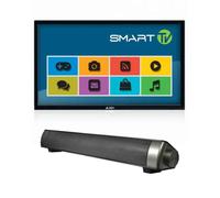 Pack tv led 19 pouces 48 cm téléviseur connecté googleplay bluetooth camping car isound