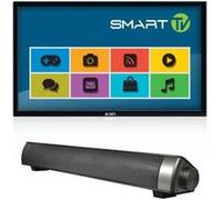 Pack tv led 19 pouces 48 cm téléviseur connecté googleplay bluetooth camping car isound