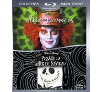 Pack: Alicia En El País De Las Maravillas + Pesadilla Antes De Navidad [Blu-ray]