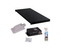 Pack ALL BLACK Panneau Solaire 190W + Régulateur solaire MPPT20