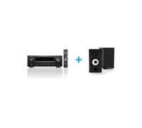 Pack ampli et enceintes Hi-Fi - Denon & Cabasse - DRA-900H + Antigua MT32/2 - Noir - Enceintes bibliothèque