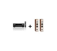 Pack ampli et enceintes Hifi - Denon / Triangle - DRA-900H + BR08 - Noir - Chêne - Hi-Fi