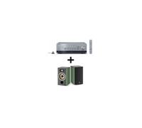 Pack ampli et enceintes Hifi - YAMAHA - R-N800A + Focal Aria Evo X N°1 - Argent - Enceintes Vert