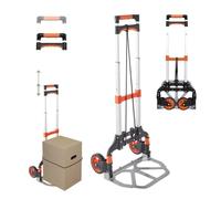 Pack and Move - Diable Pliable en Aluminium - 28 x 39 x 100 cm - 70 KG Max - pour déménagement et Transport