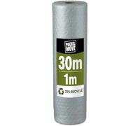 Pack And Move - Film À Bulle Recyclé - 30 m x 1 m - Déménagement, Expédition Et Protection - Papier Bulle De Qualité - 70% recyclé