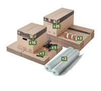 Pack and Move - Kit déménagement T3/T4 + marqueur noir et 3 adhésifs