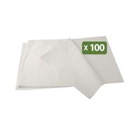 Pack and Move - Lot 100 feuilles papier de soie - 32,5 x 60 cm - Blanc - Emballage cadeau, décoration, anniversaire, mariage