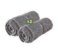 Pack And Move - Lot 2 Couvertures De Protection Pour Déménagement Et Stockage - 1,5 X 2 M - Épaisse Et Résistante - Protection TV Protection Meubles