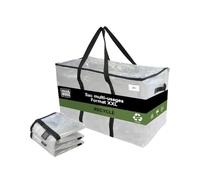 Pack and Move - Lot 2 Grands Sacs Déménagement Transparent Recyclés - Rangement Et Transport Ultra Résistant - Réutilisable - Poignées Solides - 100L