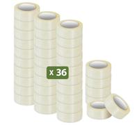 Pack and Move - Lot 36 Rouleaux Ruban Adhésif Transparent Pour Emballage Et Déménagement - 100 M - Qualité Premium