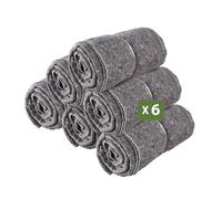 Pack and Move - Lot 6 Couvertures De Protection pour Déménagement Et Stockage - 1,5 X 2 M - Épaisse Et Résistante - Protection TV Protection Meubles