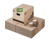 Pack and Move LOT CARTONS 36L X40 FSC MIX 70% Marron 40x30x30