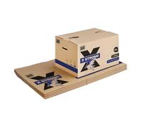 Pack and Move - Lot de 5 Cartons Déménagement X Strong - 60 x 40 x 40 cm - Charge 40 kg - Extrême Résistance - Grande Capacité