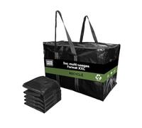 Pack and Move Lot de 6 sacs de déménagements et de stockage avec fermeture éclair - Étanche - 70x35x42 cm