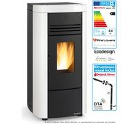 Pack Angela Plus Evo 8kW + kit ventouse mural blanc