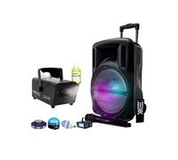 Pack ANNIVERSAIRE Sono Machine à fumée + 4 jeux de lumières DIAMS