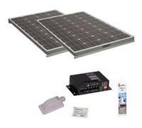pack 2x panneaux solaire 140w kit de pose solaire avec régulateur mppt 320w 20a