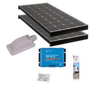 pack black booster 2x panneaux solaires 120w régulateur solaire victron 30a