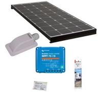Pack ANTARION BLACK BOOSTER Panneau Solaire 120W + Régulateur solaire VICTRON 220W 15A