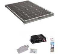 pack panneau solaire 160w camping car kit de pose solaire avec régulateur de ch