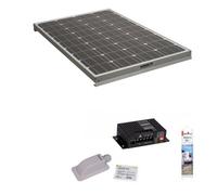 Pack ANTARION Panneau solaire 160W camping car + Kit de pose solaire avec régulateur de charge MPPT