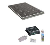 Pack ANTARION Panneau solaire 160W camping car + Kit de pose solaire avec régulateur de charge PWM 1