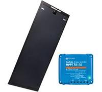 PACK Panneau solaire AERO BLACK 170W + VICTRON Régulateur MPPT 15A