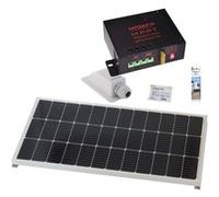 PACK Panneau solaire Monocristallin 120W + Régulateur MPPT 10A + Kit de pose Camping-car