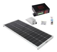 PACK Panneau solaire Monocristallin 190W + Régulateur MPPT 20A + Kit de pose Camping-car