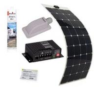 Pack Panneau Solaire Souple 135W Camping car Van Life + Régulateur solaire MPPT10