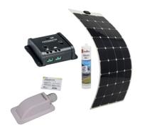Pack ANTARION Panneau Solaire Souple 150W Camping car Van Life + régulateur solaire SC10
